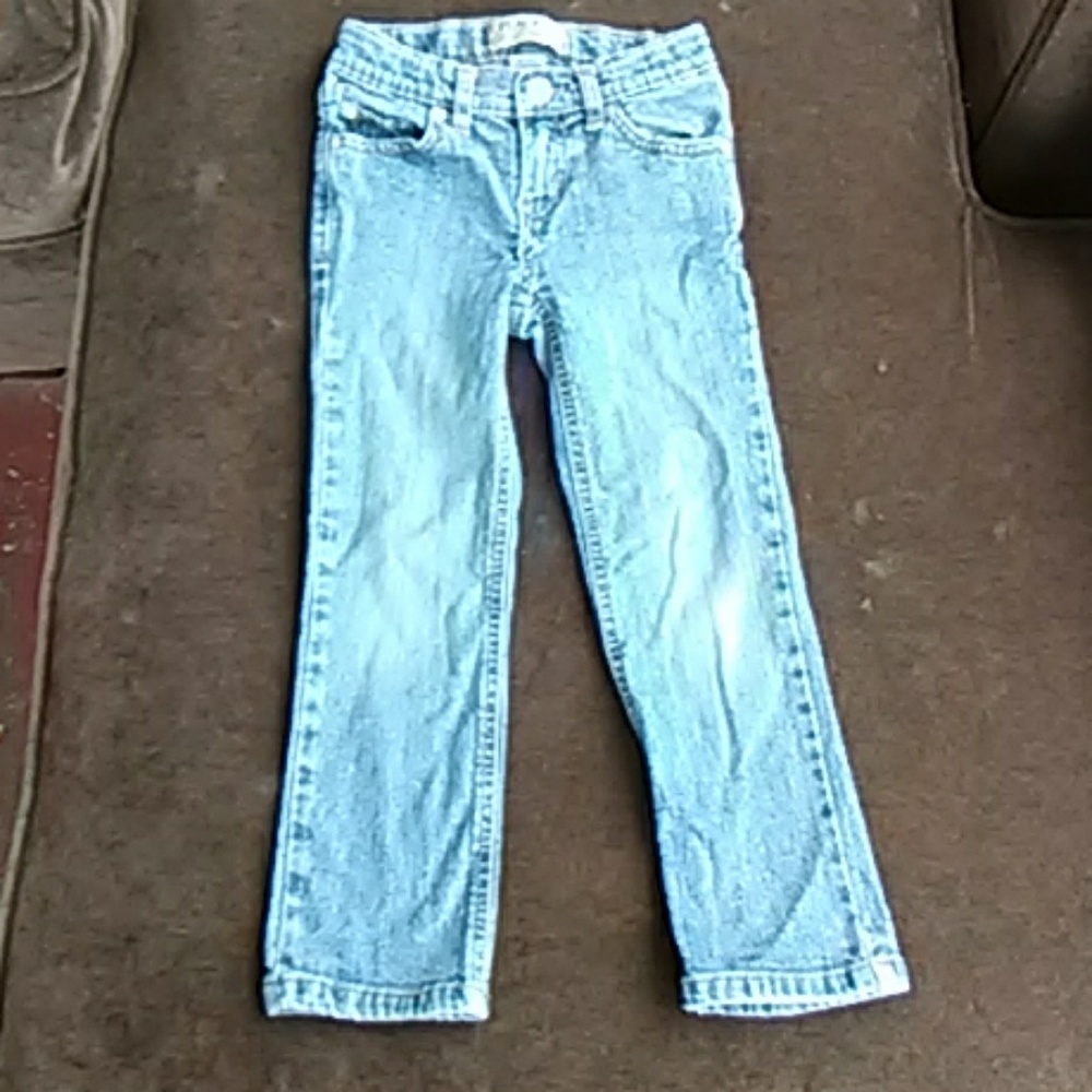 Girl blue jeans